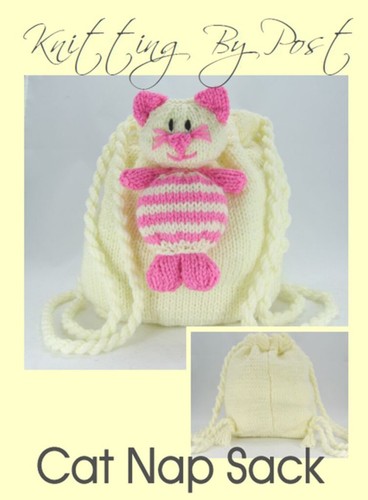 Knitting pattern cat - pattern, sack